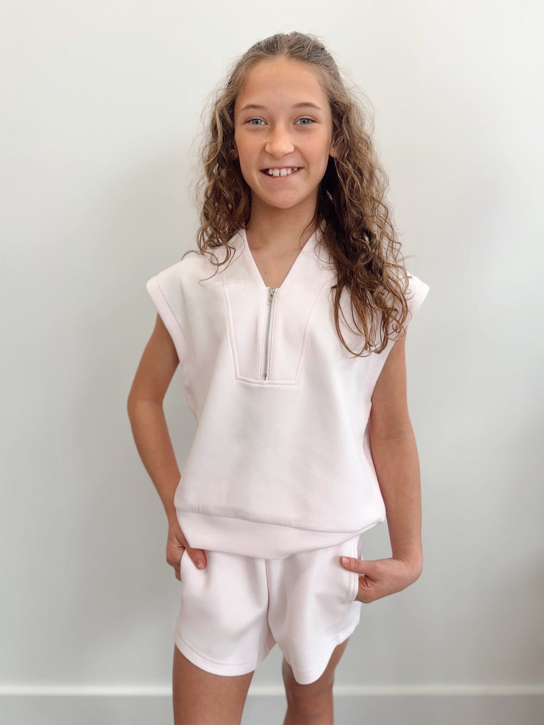 Hilary Light Pink Cozy Top