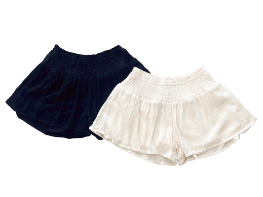 Smocked Waist Soft Short