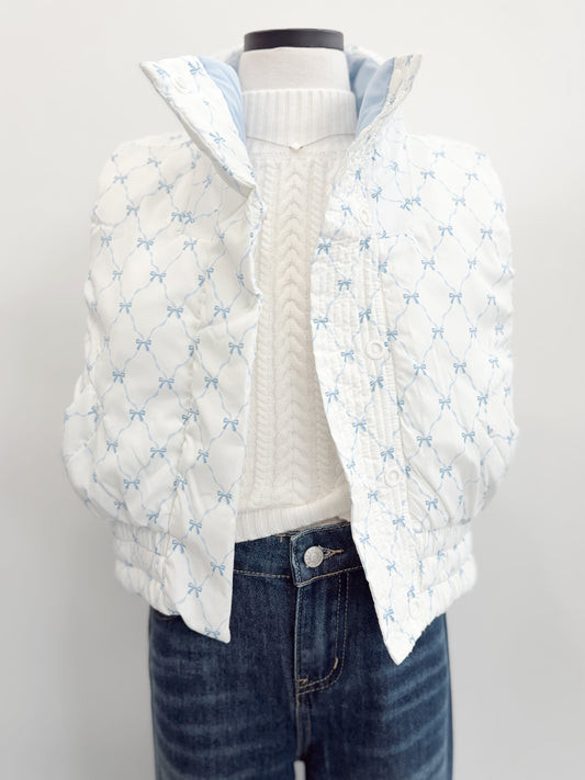 Bow Reversible Padded Vest