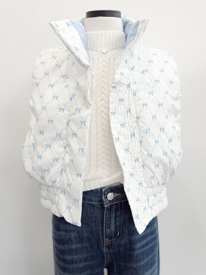 Bow Reversible Padded Vest