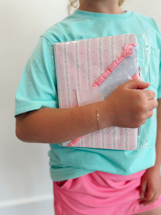Floral Stripes Journal