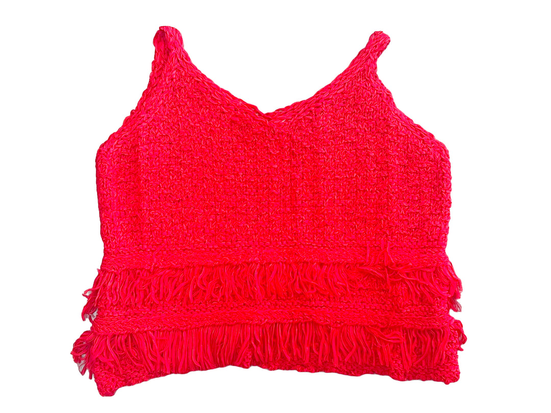 Lucie Fringe Sweater Tank