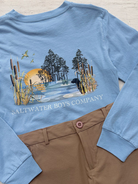Marsh Scene LS Graphic Tee