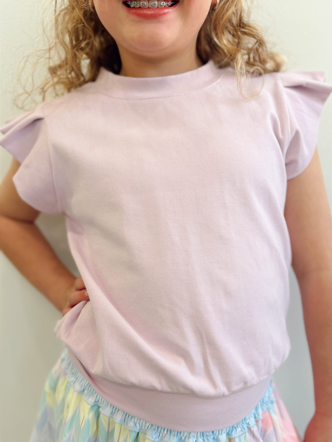 Lilac Olivia Top