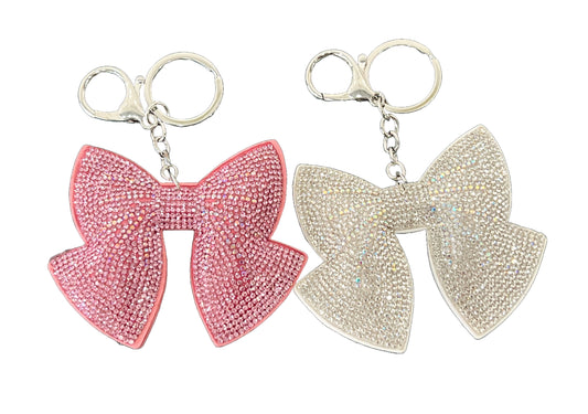 Crystal Bow Keychain