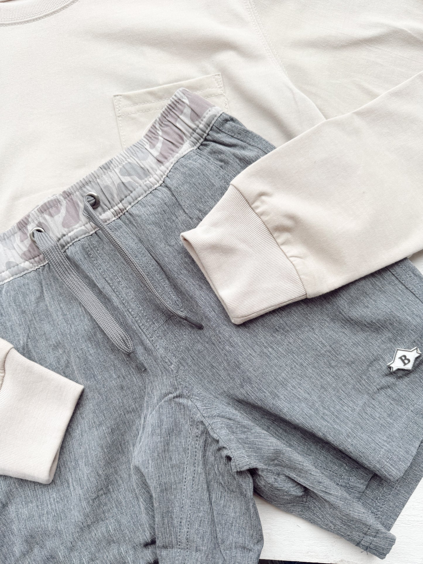 Youth Athletic Shorts Deer Camo Liner