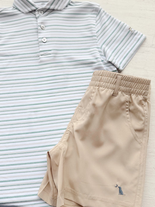 Youth Khaki Volley Shorts