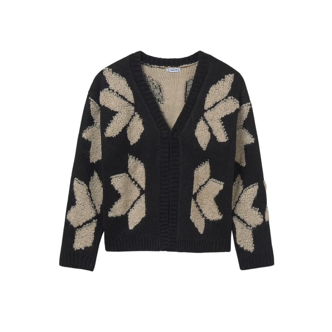 Petal Textured Cardigan