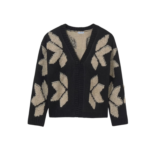 Petal Textured Cardigan