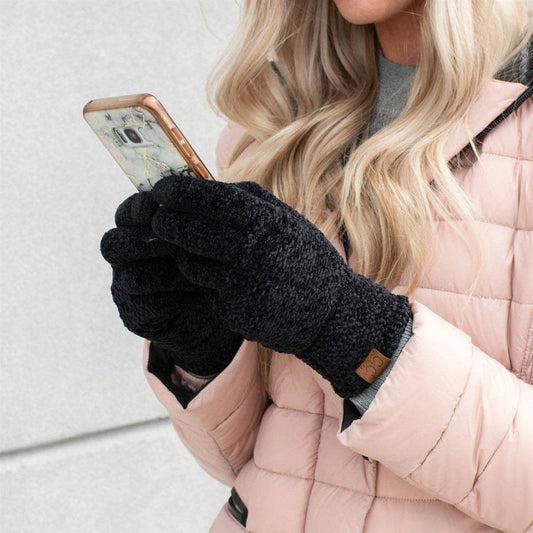 CC Chenille Touchscreen Gloves