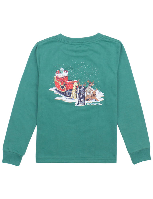 Boys Sleigh Dogs Tee