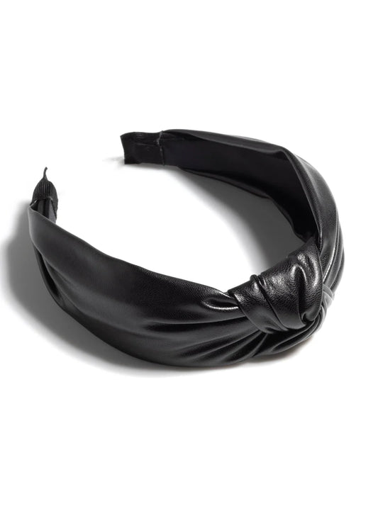 Knotted Leather Headband