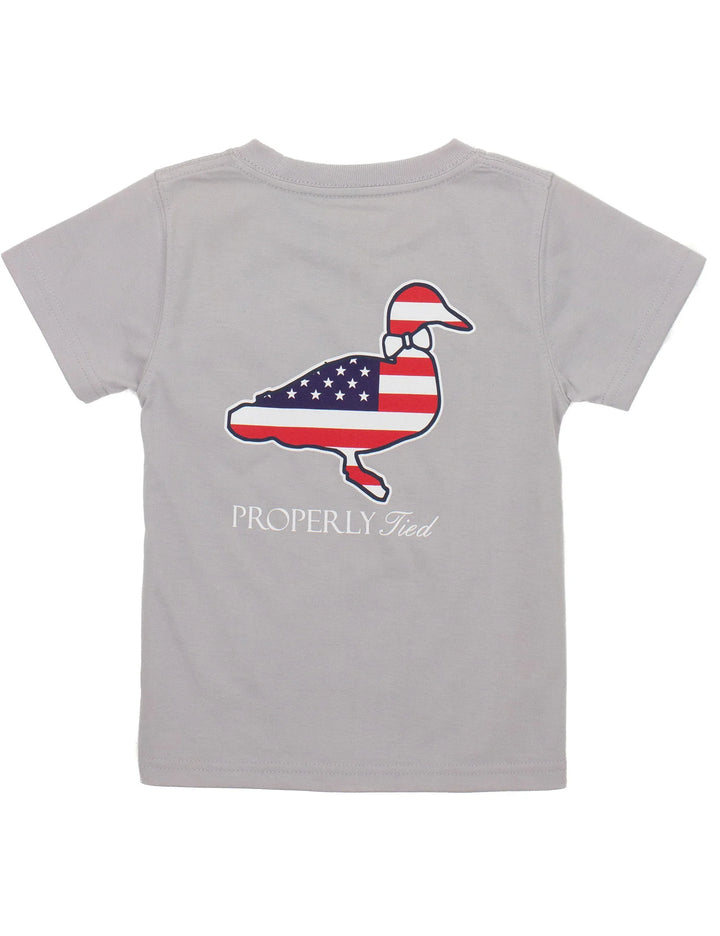 Boys Americana Logo Tee