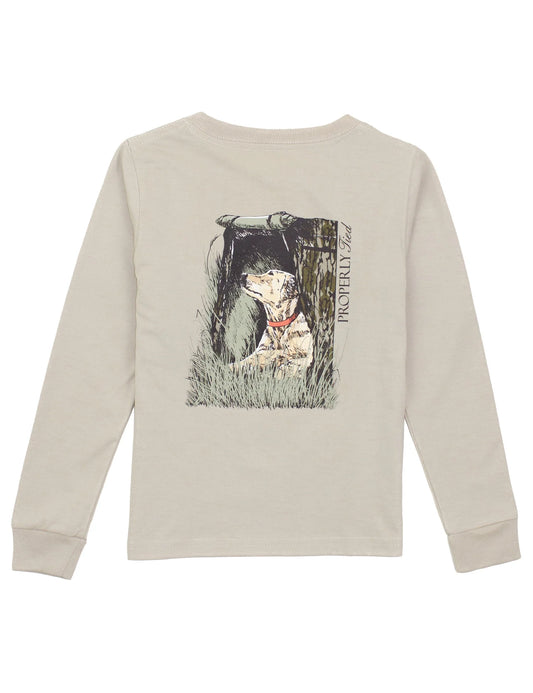 Boys Mossy Oak Lab LS Tee