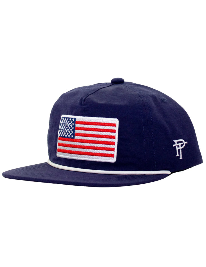 Boys Americana Flag Classic Rope Hat