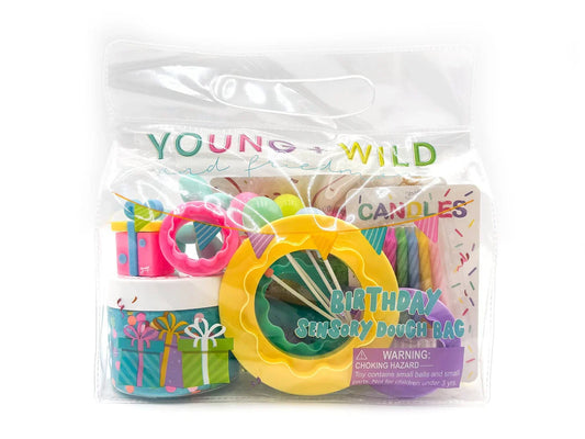 Birthday Sensory Dough Bag